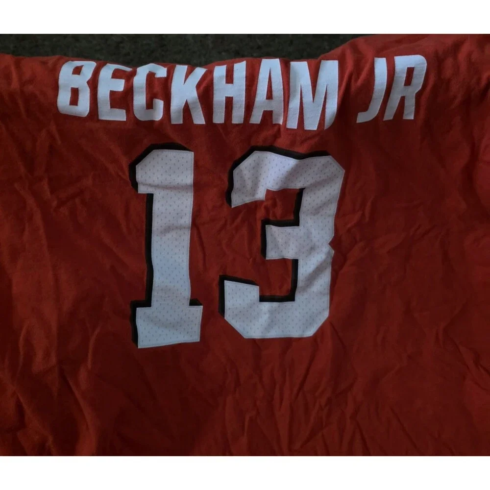 Women's Cut Cleveland Browns T-Shirt NFL Fanatics OBJ Odell Beackham Jr #13 2XL